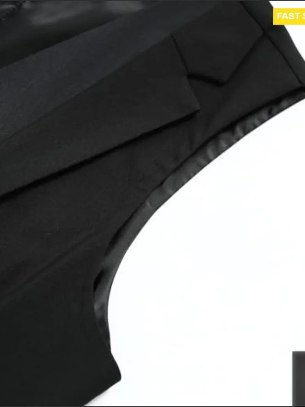 Slim Fit Formal Business Waistcoat V-Neck Vest Color Block Tuxedo